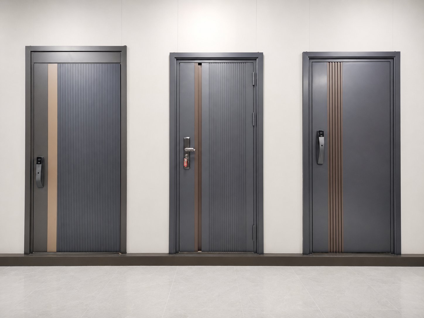 Stainless steel doors