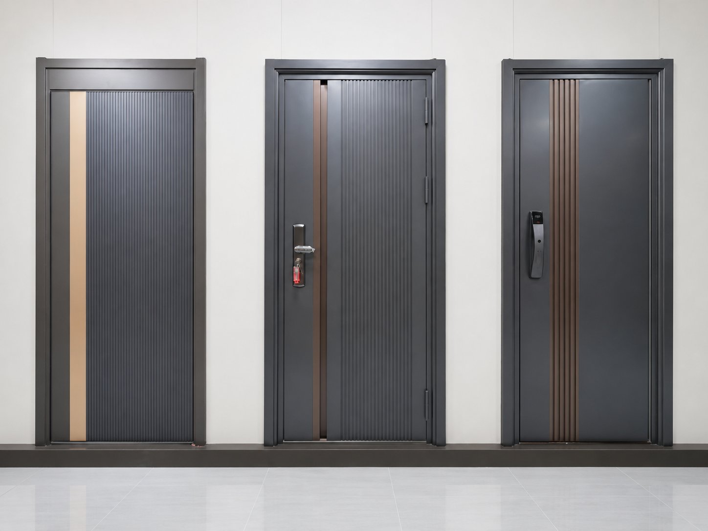 Commercial & offices metal door design reference