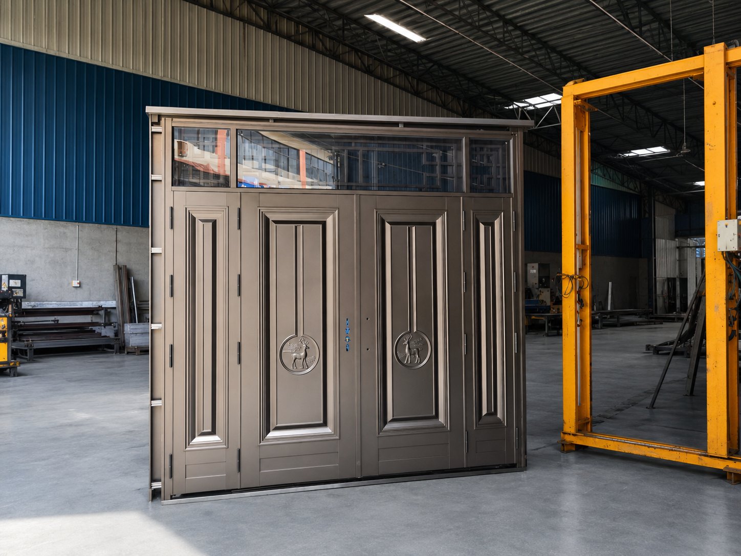Steel-Copper Panel Security Door